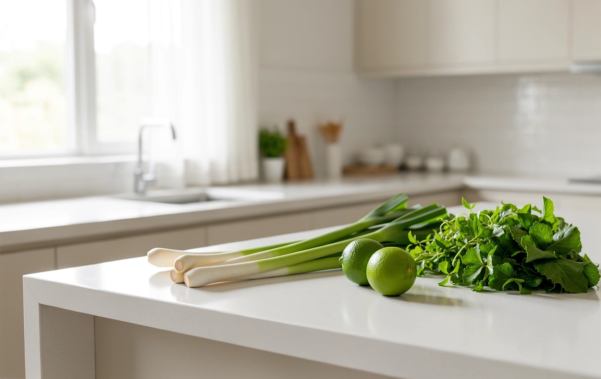 Fresh ingredients for balanced daily menu